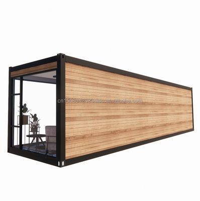 Hotel 40ft Garden Mobile House Wooden Studio Flat Container Coffee House with 3D Model and CAD Drawings at Garden Hotel