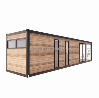 Hotel 40ft Garden Mobile House Wooden Studio Flat Container Coffee House with 3D Model and CAD Drawings at Garden Hotel