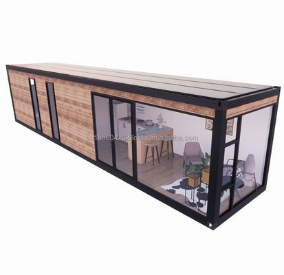 Hotel 40ft Garden Mobile House Wooden Studio Flat Container Coffee House with 3D Model and CAD Drawings at Garden Hotel