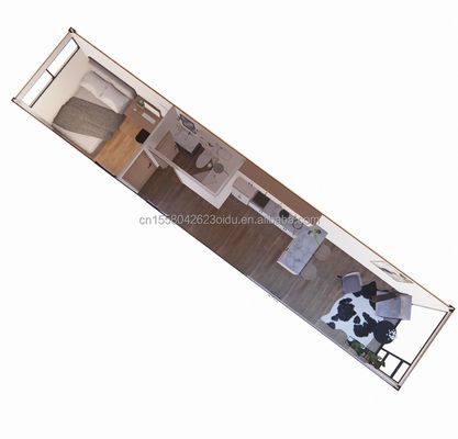 Hotel 40ft Garden Mobile House Wooden Studio Flat Container Coffee House with 3D Model and CAD Drawings at Garden Hotel