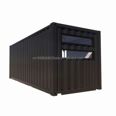 50/75/100mm Wave Sandwich Panel Wood Bathrooms and Aluminum Alloy Windows Steel Wooden Structure Flat Pack Container House for Garden Hotels