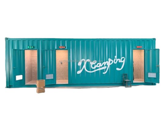Modern 20 FT 40 FT Prefab Home Container Wooden Prefabricated Outdoor Restaurant Coffee Bar for Customized Color