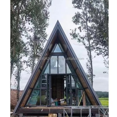Modern Triangle Houses Kit Homes Modular House Container House A Frame Wooden Camper Hotel Home with Customized Color
