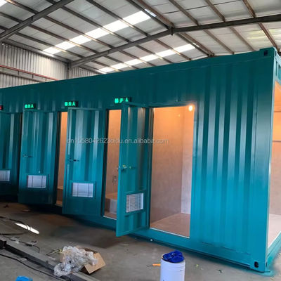 40 FT Expandable Steel Prefabricated House for Customizable Mobile Container Store Wall 50/75/100mm Wave Sandwich Panel