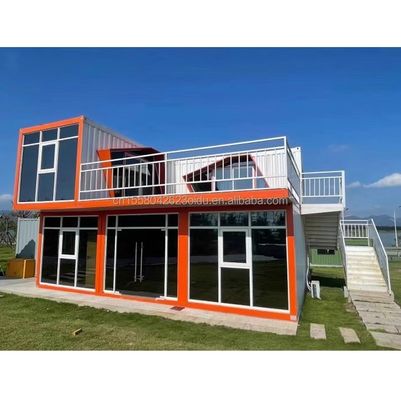 Main Structure Galvanized Steel Square Tubes in Made 20ft Flat Packaging Prefabricated Temporary Container Workshop
