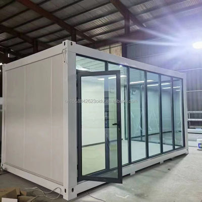 Main Structure Galvanized Steel Square Tubes in Made 20ft Flat Packaging Prefabricated Temporary Container Workshop
