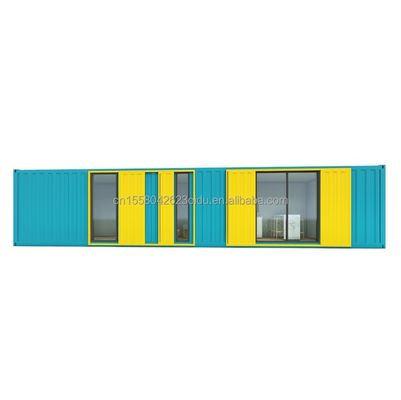 Steel frame Galvanized Steel Bending 180g 40FT Container Modular Wooden House Prefab Houses