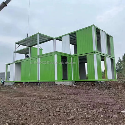 10ft 20ft Steel Shipping Container Prefabricated House Shop Bar Workshop Home Bedroom Hotel 40ft Size with Sandwich Panel