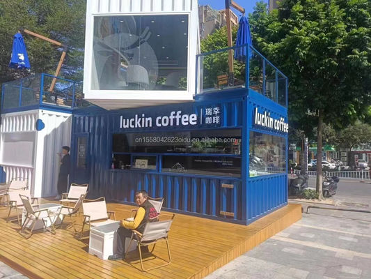 10ft 20ft Steel Shipping Container Prefabricated House Shop Bar Workshop Home Bedroom Hotel 40ft Size with Sandwich Panel