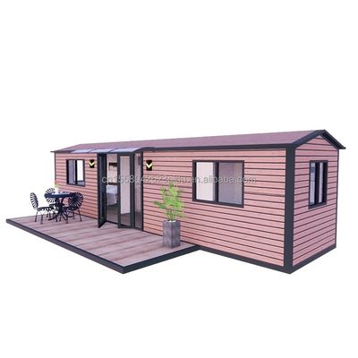 Galvanized Steel Square Tubes Main Structure and Aluminum Alloy Windows for Luxury Container Houses Used in Villa Hotels