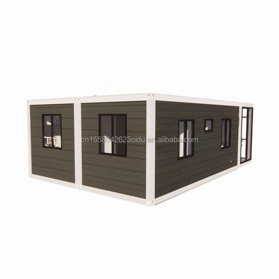 Steel Structure Frame Welded EU Luxury 20FT Combination Flat Packaging Container 2 Bedrooms Family Residential Mobile Home