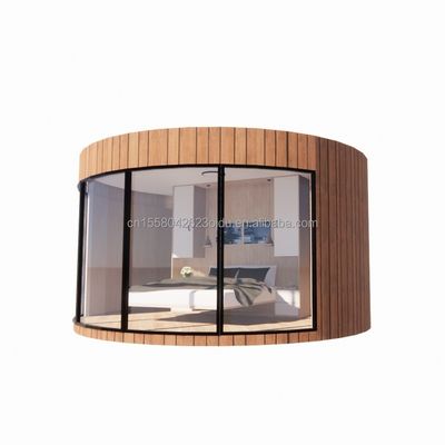 Modern European Union Prefabricated Wooden Houses with Galvanized Steel Square Tubes as Main Structure and Customized Color