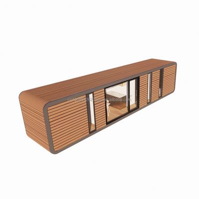 Affordable Family Housing 2 Bedroom Wooden House with Galvanized Steel Square Tube Structure and Garden