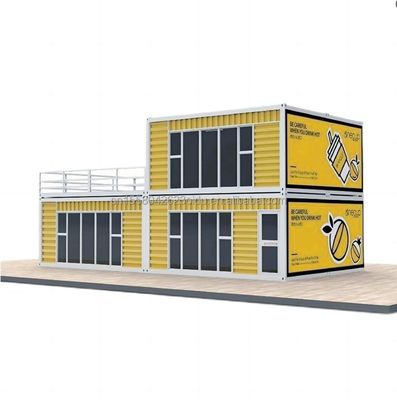 20ft or 40ft Detachable Foldable Prefab House Hotel Container Holiday Home with Aluminum Alloy Windows