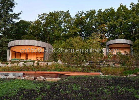 Wooden Houses EU Australian Standard Container Office Residential Circular Garden Integrated House with Various Materials