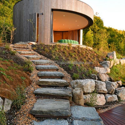 Wooden Houses EU Australian Standard Container Office Residential Circular Garden Integrated House with Various Materials