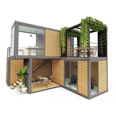 Detachable Container 20ft Luxury Modular Prefabricated Container House for Modern Hotel Design and Foldable Luxury Container