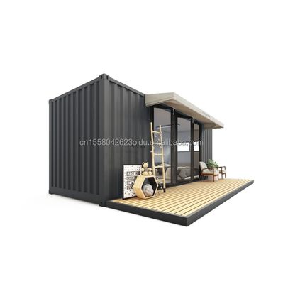 Front Terrace Country Style Container with Aluminum Alloy Windows and Galvanized Steel Bending 180g 20ft Modular Housing