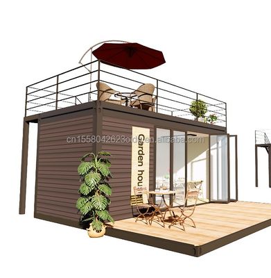Galvanized Steel Main Structure Modern Luxury Chinese Prefabricated Steel Villa for Easy Assembly in Outdoor Environment