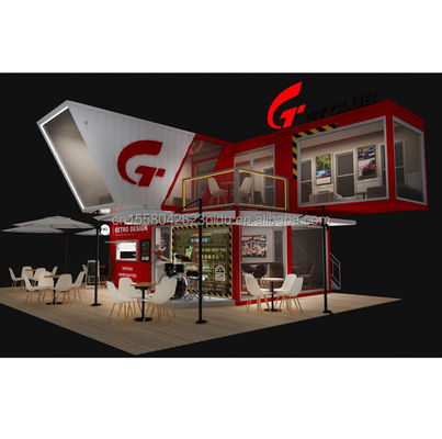 Customized Color 10ft 20ft Modern Mobile Modular Prefab House Easy Install Flat Pack Prefabricated Detachable Container