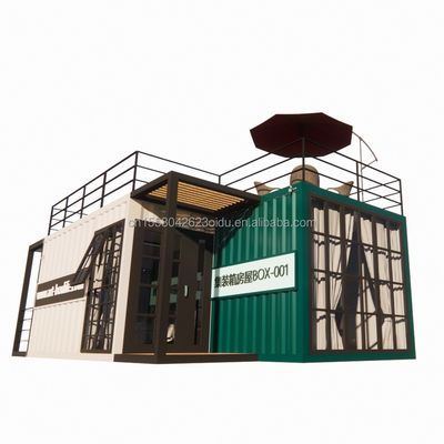 Customized Color Modern Fast Build Modular Prefab House Hotel Container Homes With Bathroom And Kitchen for Hotels