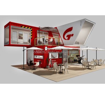 Customized Color 10ft 20ft Modern Mobile Modular Prefab House Easy Install Flat Pack Prefabricated Detachable Container