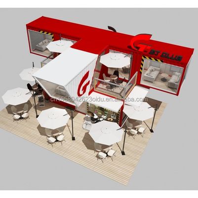 Customized Color 10ft 20ft Modern Mobile Modular Prefab House Easy Install Flat Pack Prefabricated Detachable Container