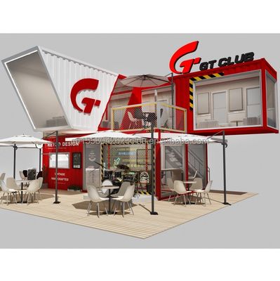 Customized Color 10ft 20ft Modern Mobile Modular Prefab House Easy Install Flat Pack Prefabricated Detachable Container