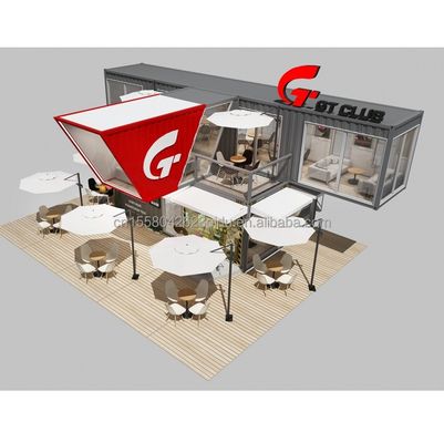 Customized Color 10ft 20ft Modern Mobile Modular Prefab House Easy Install Flat Pack Prefabricated Detachable Container