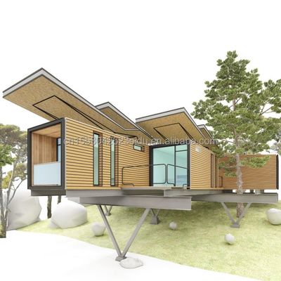Aluminum Alloy Windows 20ft Prefab House Container House Hotel Leisure Container Holiday Home Luxury House Light Steel Villa