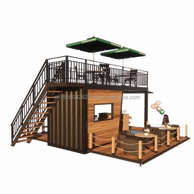 Aluminum Alloy Windows Prefabricated Container Houses for Shops and Stores at Affordable