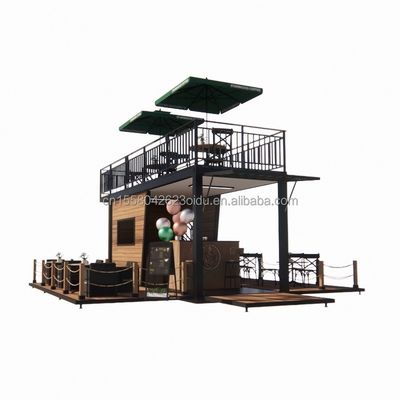Aluminum Alloy Windows Prefabricated Container Houses for Shops and Stores at Affordable