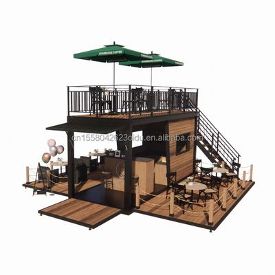 Aluminum Alloy Windows Prefabricated Container Houses for Shops and Stores at Affordable