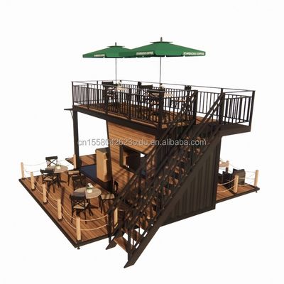 Aluminum Alloy Windows Prefabricated Container Houses for Shops and Stores at Affordable