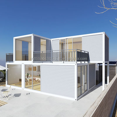 Wooden Container Houses for Outdoor Office or Family Customized Modern Design Prefabricated Bar Modular Steel Homes