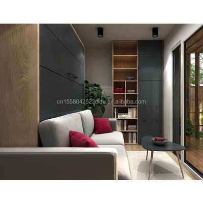 Expandable Container Wall 50/75/100mm Wave Sandwich Panel for Outdoor 20ft and 40ft Prefab Portable Shipping Container Home