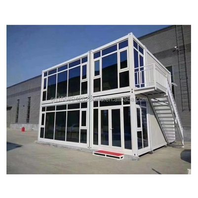 Office Modified Shipping Container for Outdoor Company Steel Modular Double-Story Prefabricated Combination Container Houses
