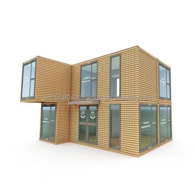 Office Modified Shipping Container for Outdoor Company Steel Modular Double-Story Prefabricated Combination Container Houses