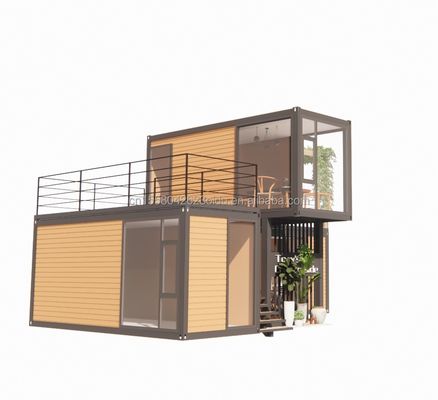 Modular Prefabricated Houses Made of Galvanized Steel Square Tubes for Office and Apartment