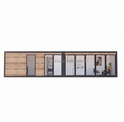 Prefabricated Wooden Luxury Tiny Living Portable Prefab Container Home Houses with Bedroom Bathroom Kitchen Living Room