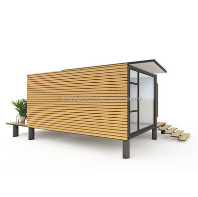 Modern Design Garden Container Steel Structure Wooden House Family Housing Window Aluminum Alloy Windows