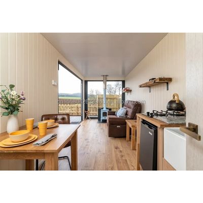 Prefab Modern Luxury Shipping Container House Villa 40ft One Bedroom One Kitchen One Bathroom One Living Room for Shop