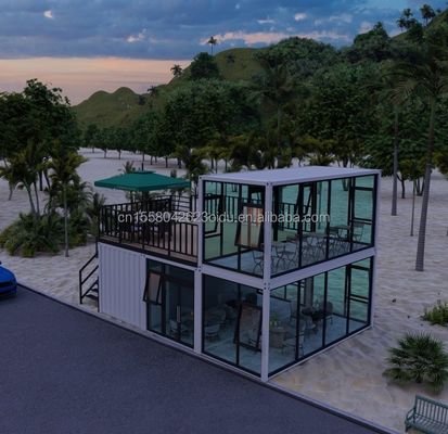 Outdoor Construction Site Prefabricated Modern Design Office Building with Galvanized Steel Bending 180g