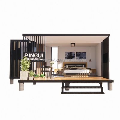 Finished Product 20ft Pop-up Container House with Customized Color and 50/75/100mm Wave Sandwich Panel
