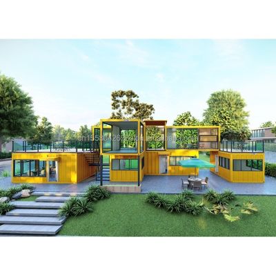 Wall 50/75/100mm Wave Sandwich Panel Office Container for Modern Design Prefabricated Expandable Container Home