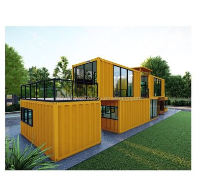 Wall 50/75/100mm Wave Sandwich Panel Office Container for Modern Design Prefabricated Expandable Container Home