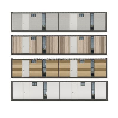 Hotel 40 Feet 2 Bedroom Living Container House Customized Color Prefab Premade Modular Tiny Movable Shipping Portable Homes