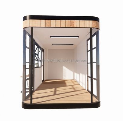 Galvanized Steel Square Tubes Structure 20FT Container Coffee Bar Mobile Sunlight House Outdoor Bar with Customized Color