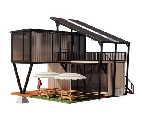 Galvanized Steel Bending 180g Frame Design Steel Structure Modular Villa for Luxury Container Prefabricated Prefab Houses