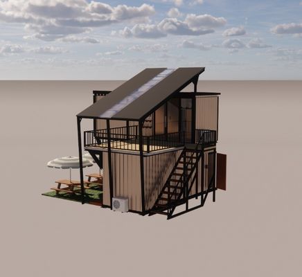 Galvanized Steel Bending 180g Frame Design Steel Structure Modular Villa for Luxury Container Prefabricated Prefab Houses
